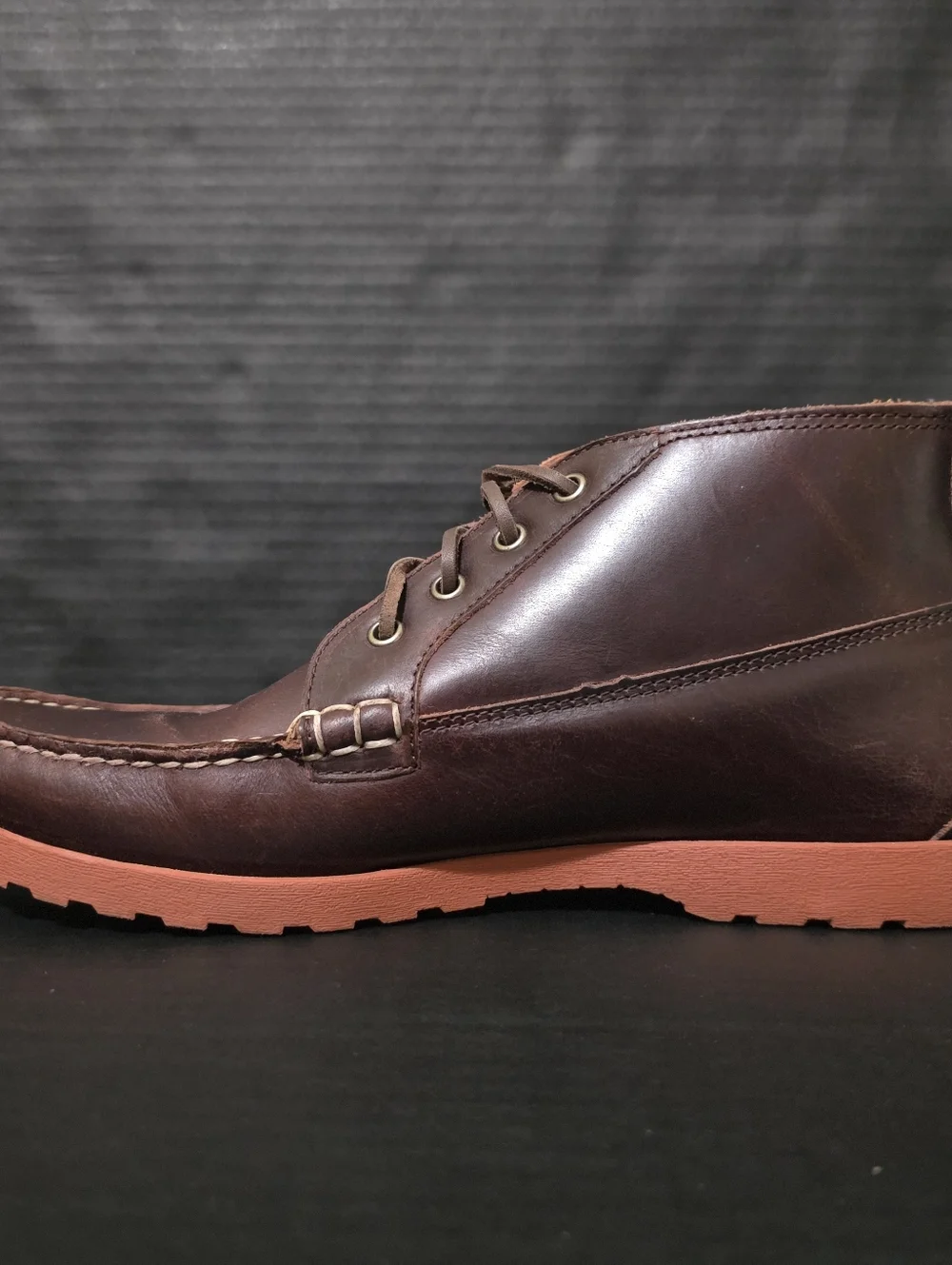 Faherty X Quoddy Mens Brown Chromexcel Telo Chukka Vibram Size 11